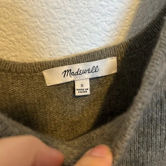 Madewell wool blend cropped tank top - Picture 4 of 5